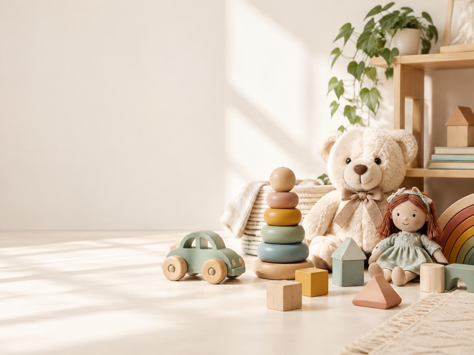 Beautiful wooden and soft toys from Lunii
